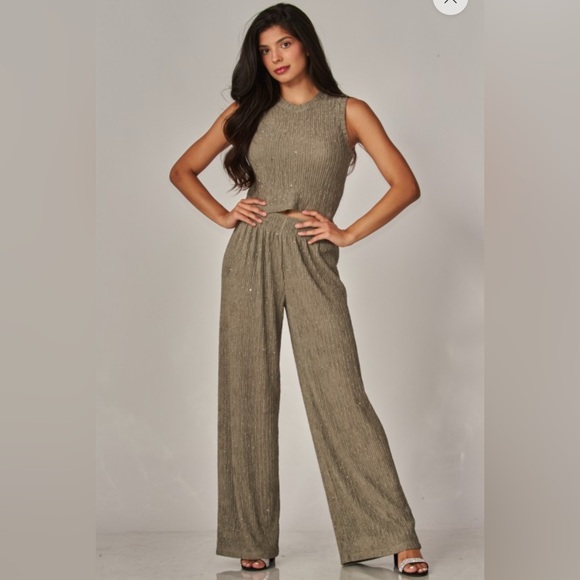 Love Poem Pants - NWT Love Poem Rhinestone Lounge Set